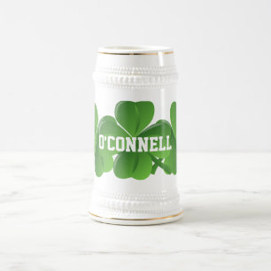 Chope À Bière Fête de la Saint Patrick irlandaise personnalisée