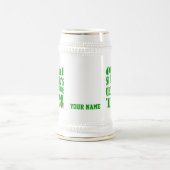 Chope À Bière Fête de la Saint Patrick irlandaise personnalisée (Centre)