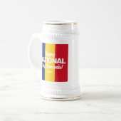 Chope À Bière Fête de l'Indépendance de Roumanie Pavillon nation (Devant gauche)