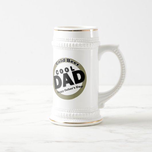 Chope À Bière Fête des pères papa cool (Droite)