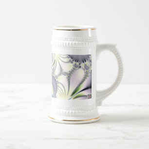 Chope À Bière Feuilles violettes