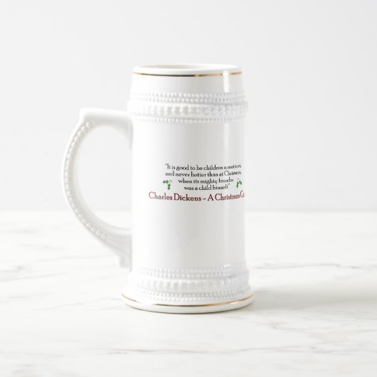 Chope À Bière Fezziwig-Dickens et Noël Stein (Gauche)