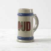 Chope À Bière fierté canadienne (Devant droit)