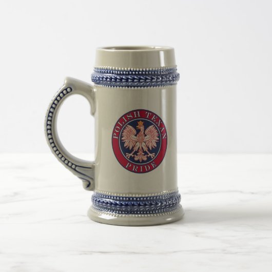 Chope À Bière Fierté texane polonaise (Gauche)