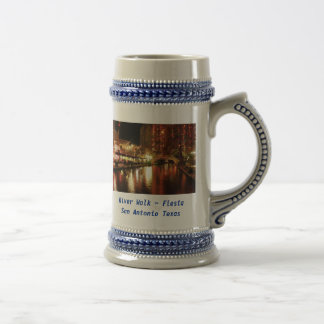 Chope À Bière Fiesta de ~ de promenade de rivière