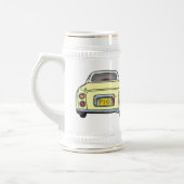 Chope À Bière Figarines Monogramme Jaune Figaro Car Bière Stein (Gauche)