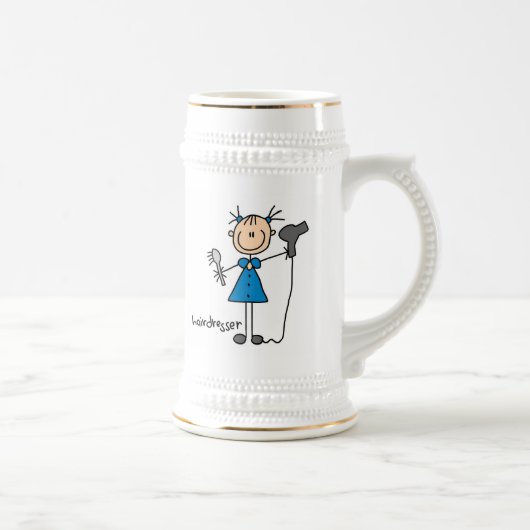 Chope À Bière Figurine de coiffeur bâtonnet (Droite)