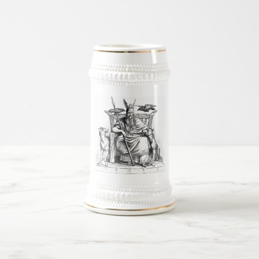 Chope À Bière Fiole Bière Odin (Centre)