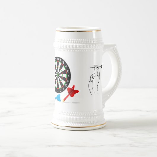 Chope À Bière Fiole Dardera (Devant droit)