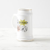 Chope À Bière Flash d'information je suis T-shirts et cadeaux (Devant gauche)