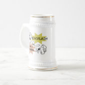 Chope À Bière Flash d'information je suis T-shirts et cadeaux (Devant gauche)