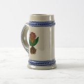Chope À Bière Fleur abstraite (Devant gauche)