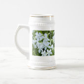 Chope À Bière Fleurs blanches en cascade (Gauche)