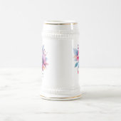 Chope À Bière Fleurs d'aquarelle Design floral-45893 (Centre)