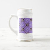 Chope À Bière Fleurs violettes (Gauche)