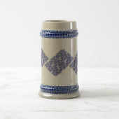 Chope À Bière Fleurs violettes (Centre)