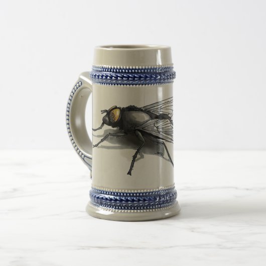 Chope À Bière Fly Buddy géant fly stein (Devant gauche)