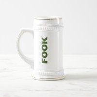 Foin vertical blanc stein avec garniture or