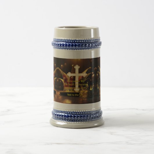 Chope À Bière Folie contre sagesse (Centre)