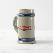 Chope À Bière Fonction Ninja - assistant social (Devant gauche)