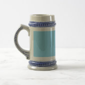 Chope À Bière Fond bleu clair uni de couleur uniforme (Gauche)