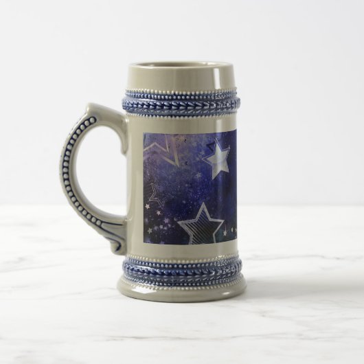 Chope À Bière Fond spatial avec étoiles (Gauche)