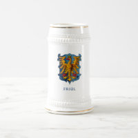 Friuli vintage blason blanc Bière Stein