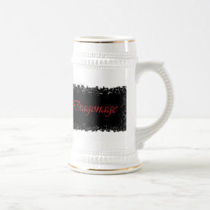 Chope À Bière Frontière affligée Stein