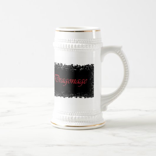 Chope À Bière Frontière affligée Stein (Droite)