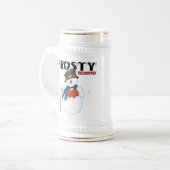 Chope À Bière Frosty le bonhomme de neige (Devant gauche)