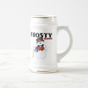 Chope À Bière Frosty le bonhomme de neige