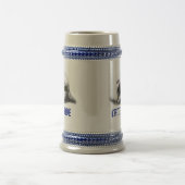 Chope À Bière Funny Cat Cattitude personnalisable (Centre)