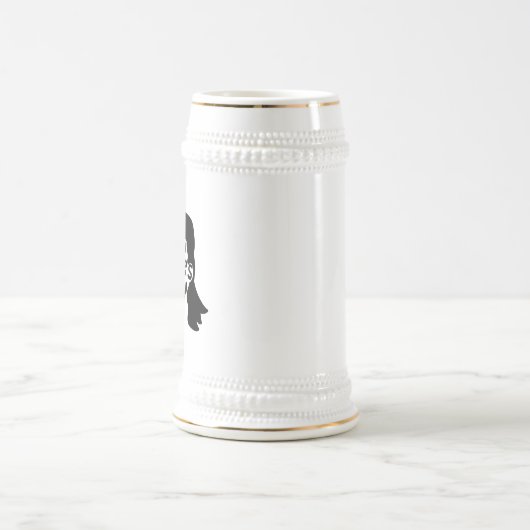 Chope À Bière Funny Mullet Bonne Fête des pères (Centre)