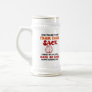 Chope À Bière Gag drôle de café Même si je ne suis pas de votre