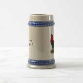 Chope À Bière Gamecock américain : Rouge Brown (Centre)