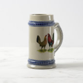Chope À Bière Gamefowl Pair (Devant droit)