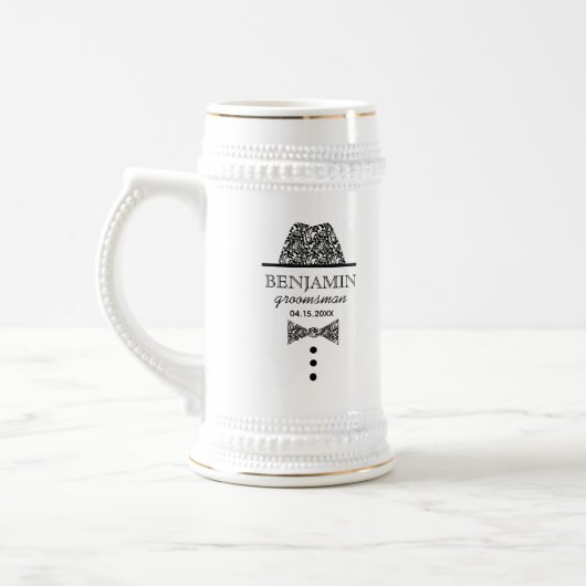 Chope À Bière Garçon d'honneur de mariage (Gauche)