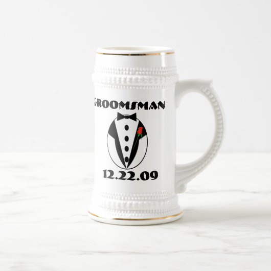 Chope À Bière Garçon d'honneur Stein - (Droite)