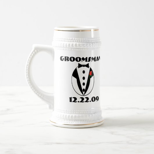 Chope À Bière Garçon d'honneur Stein - (Gauche)