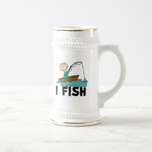 Chope À Bière Garçon je pêche