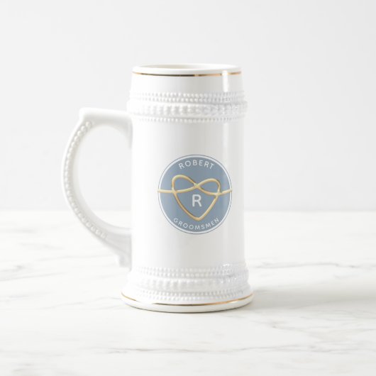 Chope À Bière Garçons d'honneur élégants (Gauche)