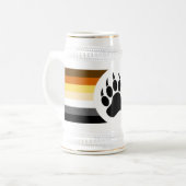 Chope À Bière Gay Bear Pride Flag Bear (Devant gauche)