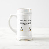 Chope À Bière Geek depuis la naissance. Utilisateur de Linux (Gauche)