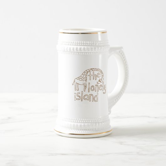 Chope À Bière Girafe (Devant droit)