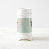 Chope À Bière Girafe jetante un coup d'oeil ambre Stein (Centre)