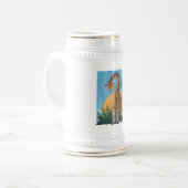 Chope À Bière Giraffe maman et bébé (Devant gauche)