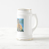 Chope À Bière Giraffe maman et bébé (Devant droit)