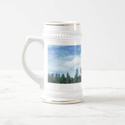 Chope À Bière Gold Thor Hammer stein (Gauche)