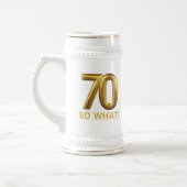 Chope À Bière Golden 70 So What Funny Birthday Party (Gauche)