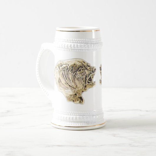 Chope À Bière Golden Bears Stein (Devant gauche)